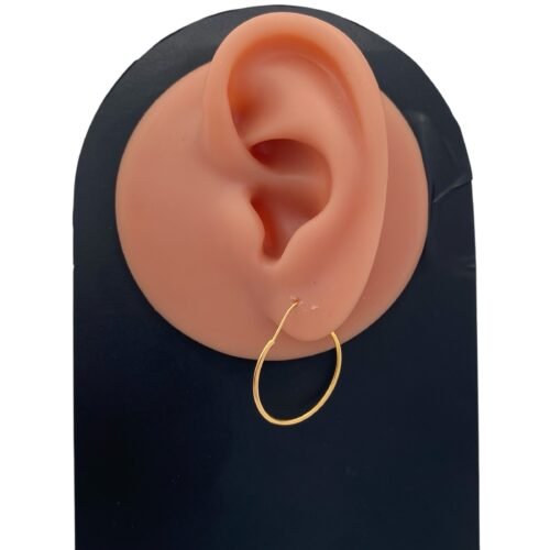 حلق ذهب عيار 21 الوزن 0.86 جرام