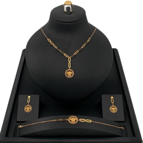 طقم ذهب عيار 21 الوزن 13.24 جرام