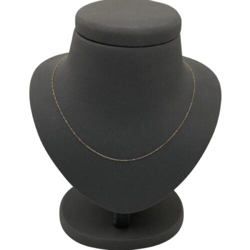 سلسال ذهب عيار 18 الوزن 0.70 جرام