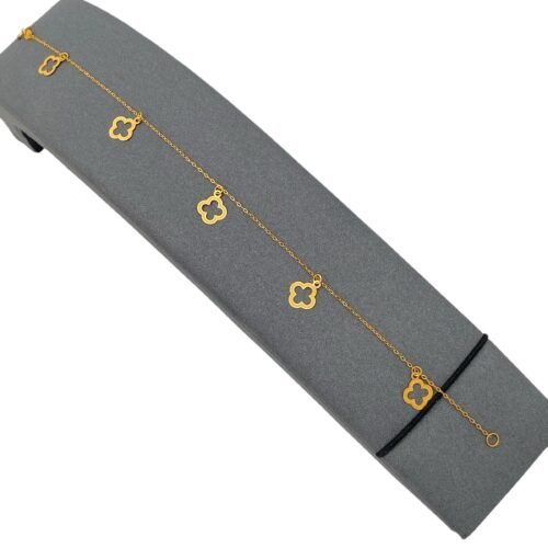 اسواره ذهب عيار 21 الوزن 0.5 جرام