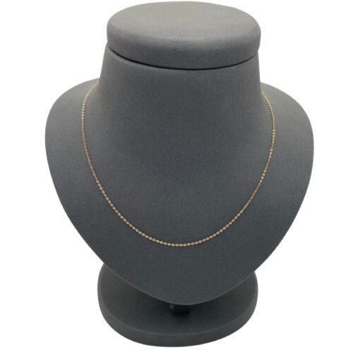 سلسال ذهب عيار 21 الوزن 1.22 جرام