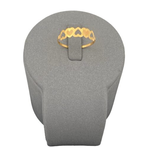 خاتم ذهب عيار 21 الوزن 0.47 جرام