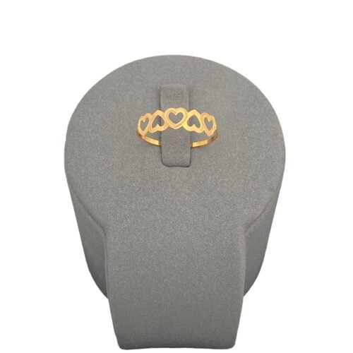 خاتم ذهب عيار 21 الوزن 0.48 جرام