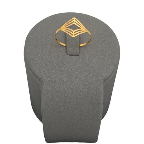 خاتم ذهب عيار 21 الوزن 0.47 جرام