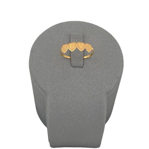 خاتم ذهب عيار 21 الوزن 0.47 جرام