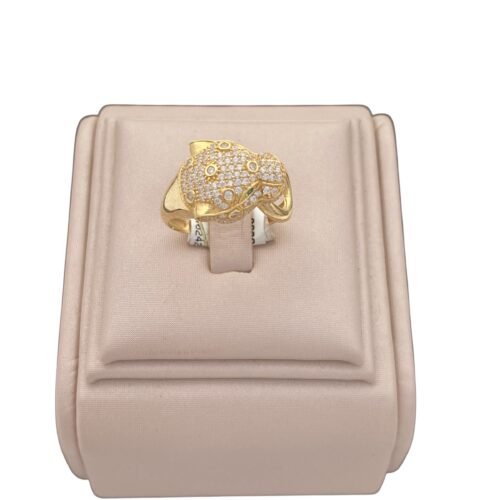 خاتم ذهب عيار 18 الوزن 3.84 جرام