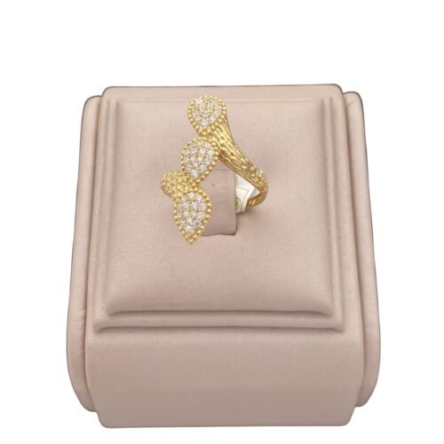 خاتم ذهب عيار 18 الوزن 2.87 جرام