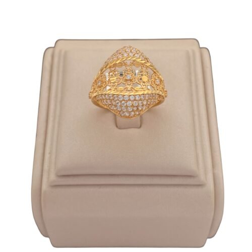 خاتم ذهب عيار 21 الوزن 4.82 جرام