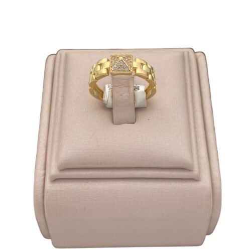 خاتم ذهب عيار 18 الوزن 2.91 جرام