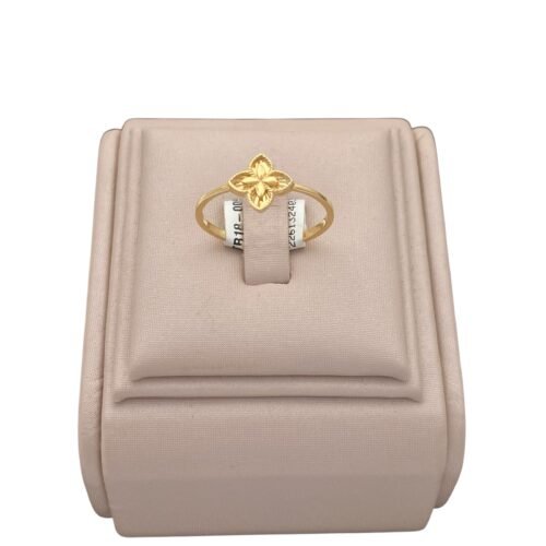 خاتم ذهب عيار 18 الوزن 1.37 جرام