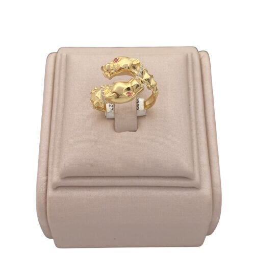 خاتم ذهب عيار 18 الوزن 2.68 جرام