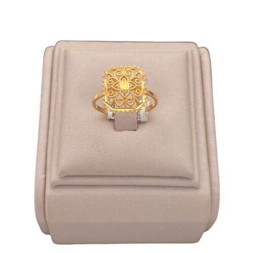 خاتم ذهب عيار 21 الوزن 2.25 جرام