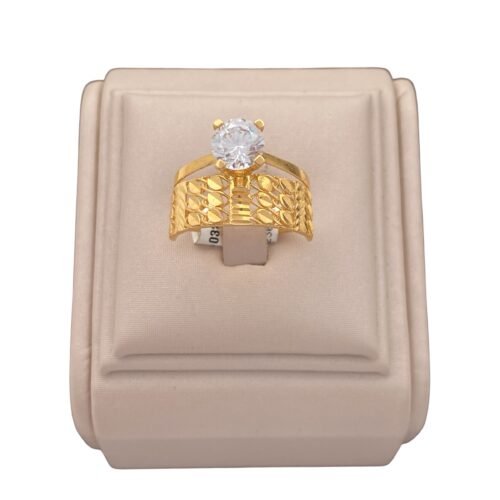 خاتم ذهب عيار 21 الوزن 3.62 جرام