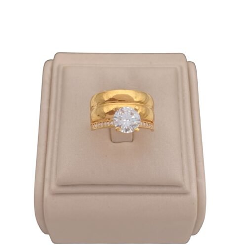 خاتم ذهب عيار 21 الوزن 4.85 جرام