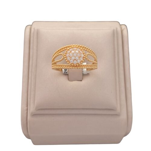 خاتم ذهب عيار 21 الوزن 3.34 جرام