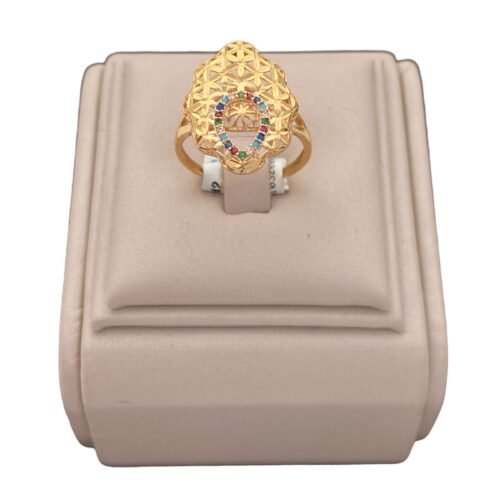 خاتم ذهب عيار 21 الوزن 2.86 جرام