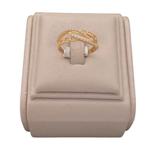 خاتم ذهب عيار 21 الوزن 1.54 جرام