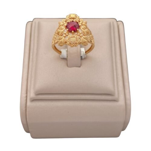 خاتم ذهب شرقي عيار 21 الوزن 4.79 جرام