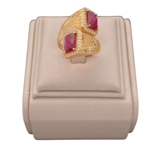 خاتم ذهب شرقي عيار 21 الوزن 4.62 جرام