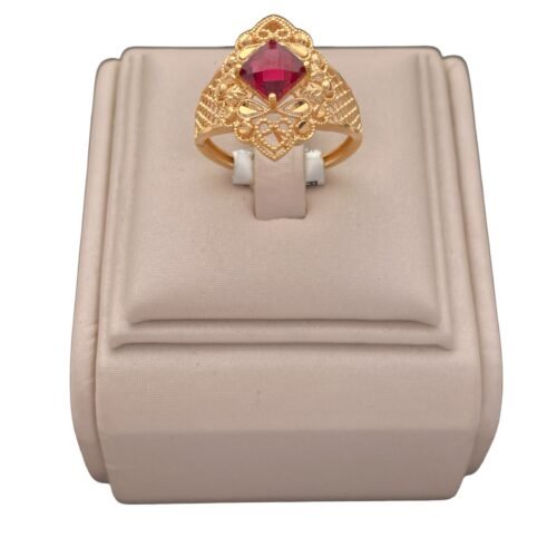 خاتم ذهب شرقي عيار 21 الوزن 4.37 جرام