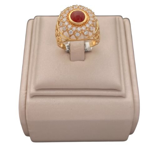 خاتم ذهب شرقي عيار 21 الوزن 4.24 جرام