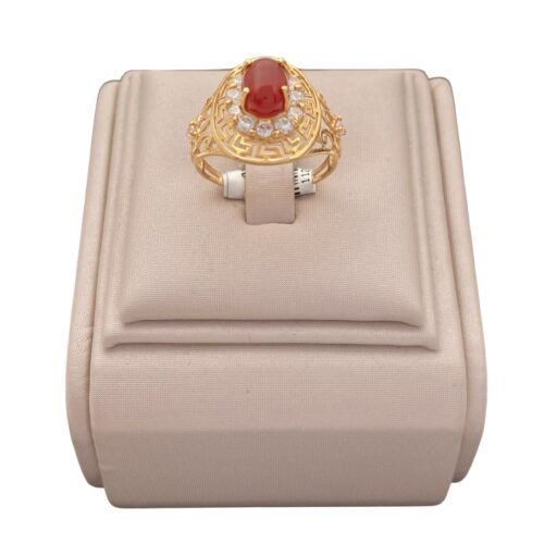 خاتم ذهب شرقي عيار 21 الوزن 3.30 جرام