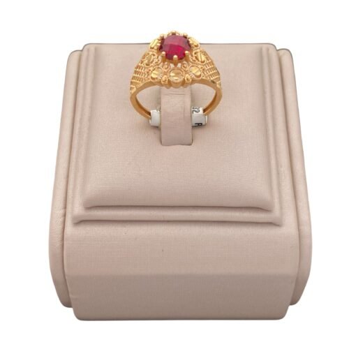 خاتم ذهب شرقي عيار 21 الوزن 3.21 جرام