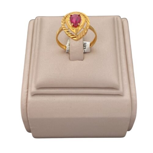 خاتم ذهب شرقي عيار 21 الوزن 2.47 جرام