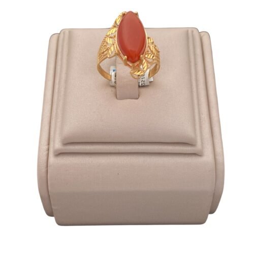 خاتم ذهب شرقي عيار 21 الوزن 3.31 جرام