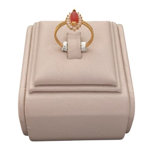 خاتم ذهب شرقي عيار 21 الوزن 2.45 جرام