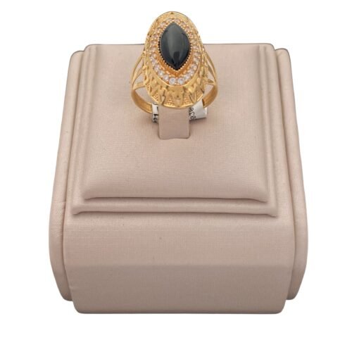 خاتم ذهب شرقي عيار 21 الوزن 4.77 جرام