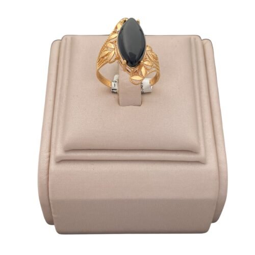 خاتم ذهب شرقي عيار 21 الوزن 3.44 جرام