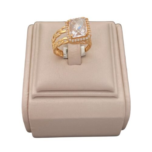 خاتم ذهب شرقي عيار 21 الوزن 3.85 جرام