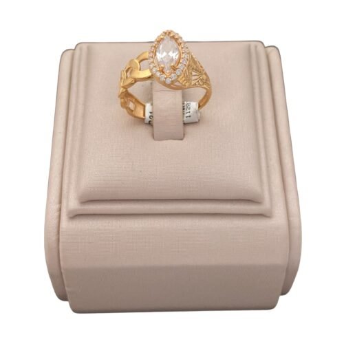 خاتم ذهب شرقي عيار 21 الوزن 2.82 جرام