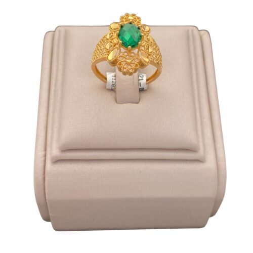 خاتم ذهب شرقي عيار 21 الوزن 3.59 جرام