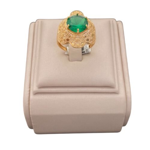 خاتم ذهب شرقي عيار 21 الوزن 4.28 جرام