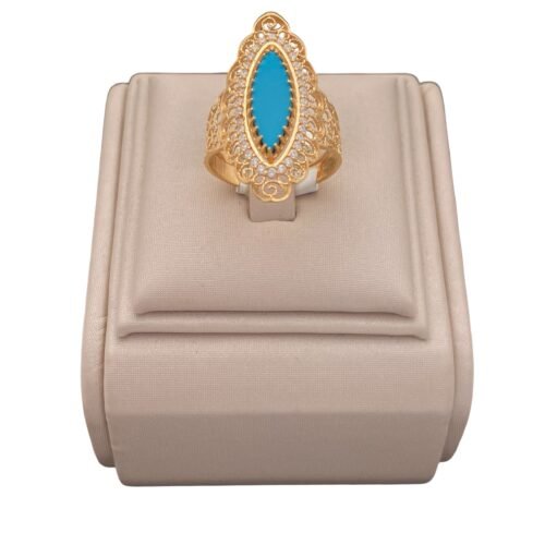 خاتم ذهب شرقي عيار 21 الوزن 4.43 جرام