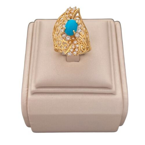 خاتم ذهب شرقي عيار 21 الوزن 5.69 جرام