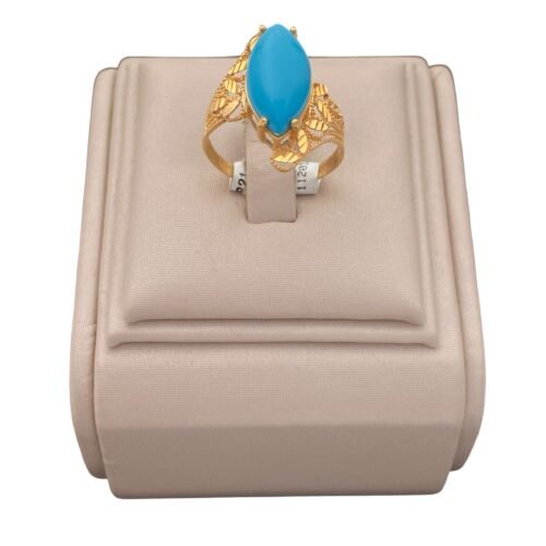 خاتم ذهب شرقي عيار 21 الوزن 2.97 جرام