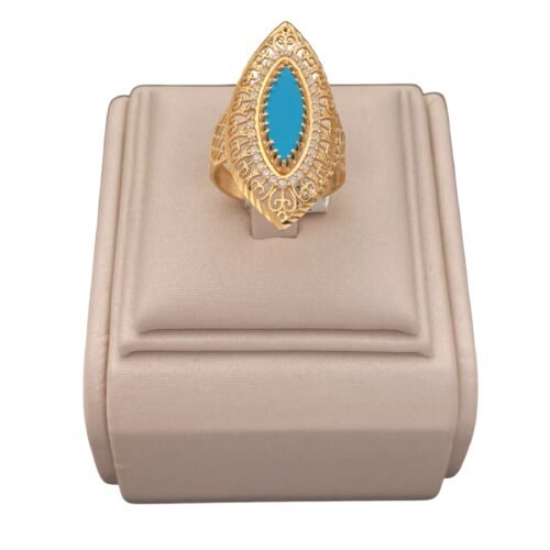 خاتم ذهب شرقي عيار 21 الوزن 4.63 جرام