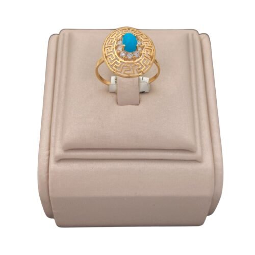 خاتم ذهب شرقي عيار 21 الوزن 2.20 جرام