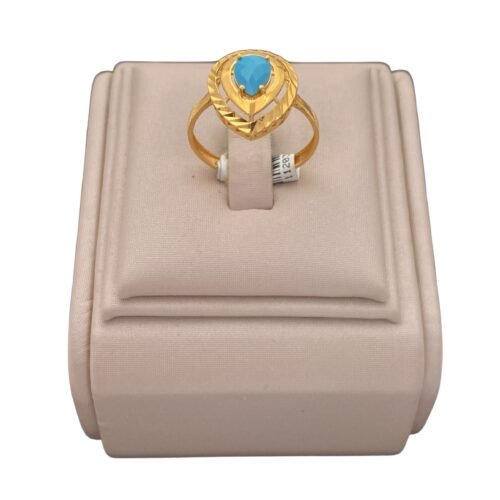 خاتم ذهب شرقي عيار 21 الوزن 2.41 جرام