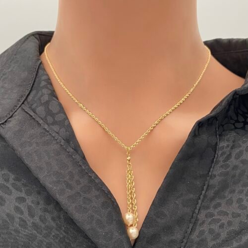 سبحه لولو ذهب عيار 18 الوزن 1.30 جرام