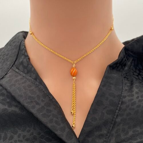 سبحه ذهب عيار 21 الوزن 4.19 جرام