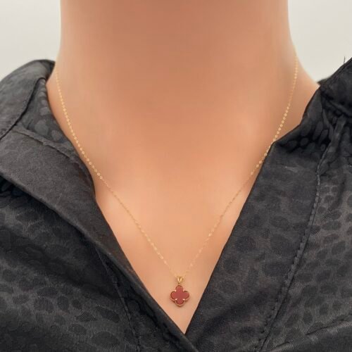 عقد ذهب عيار 18 الوزن 0.48 جرام