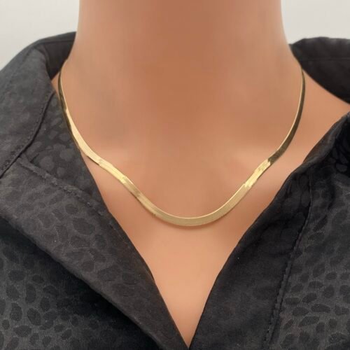 عقد فلات ذهب عيار 18 الوزن 6.52 جرام