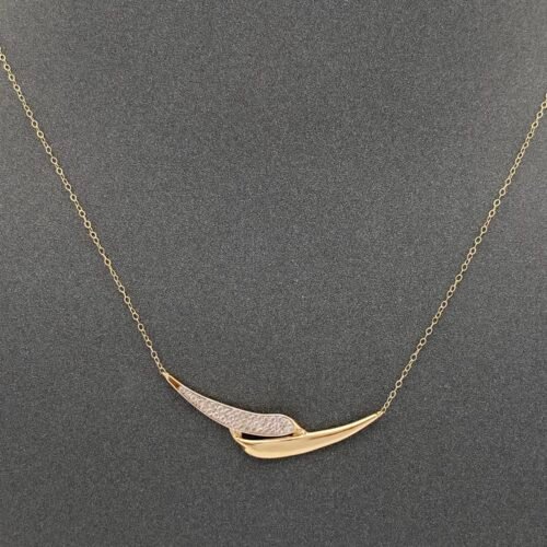 عقد ذهب عيار 18 الوزن 1.29 جرام