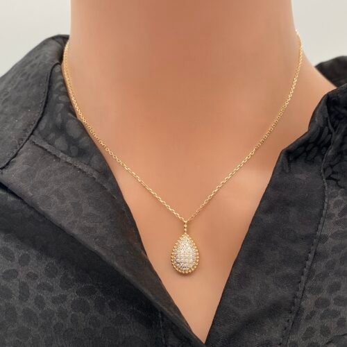 عقد ذهب عيار 18 الوزن 3.24 جرام