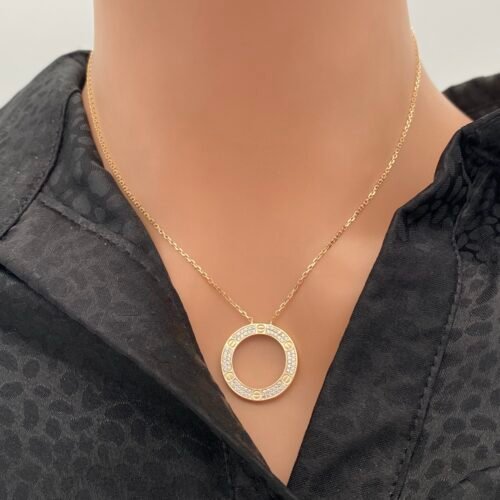 عقد ذهب عيار 18 الوزن 3.19 جرام