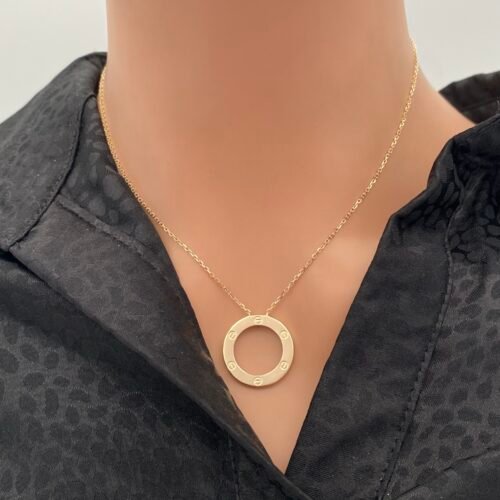 عقد ذهب عيار 18 الوزن 3.19 جرام